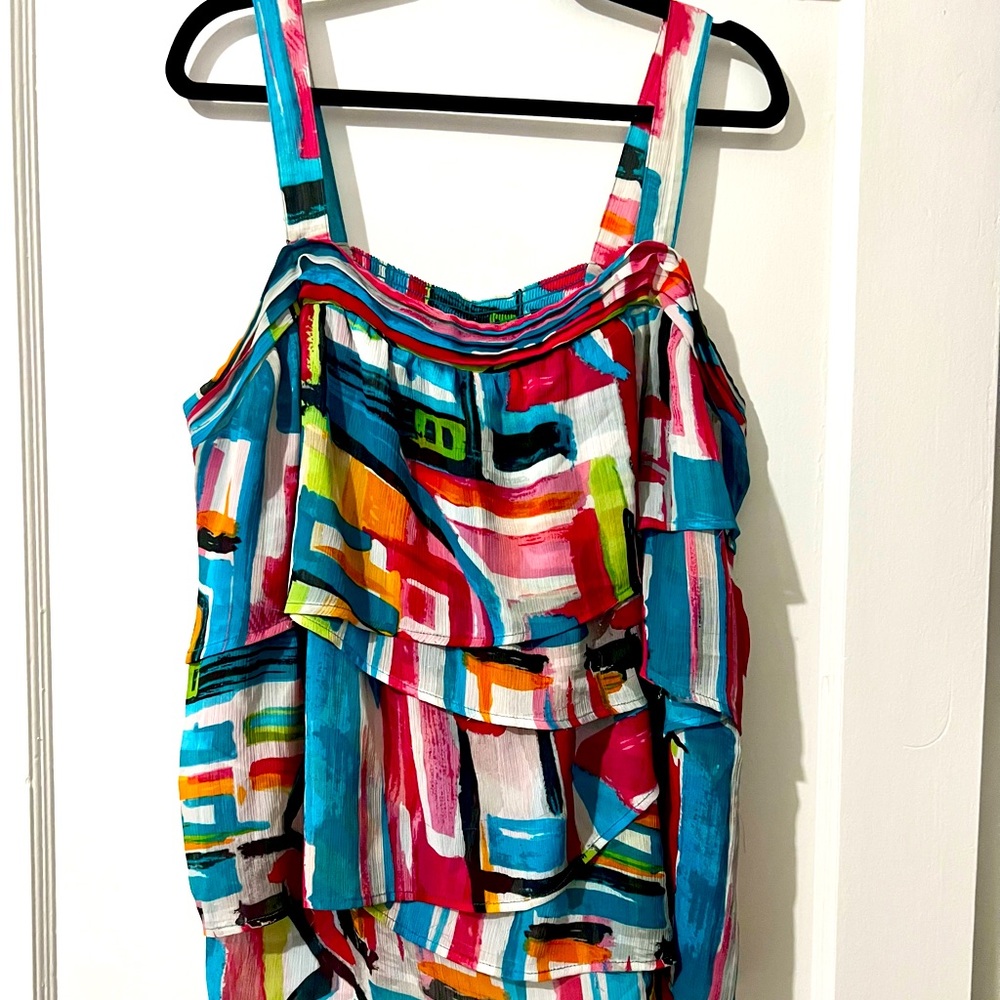 Colorful Tiered Tank